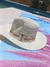 Sombrero de rafia - natural con cinta - comprar online