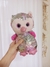 Peluche Buho con lentejuelas 30cm - Fresa Exclusivo
