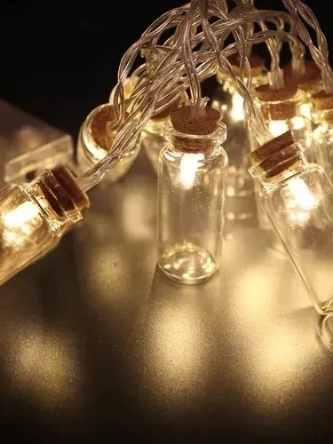 Guirnalda led frasquitos 2 metros luz calida - comprar online