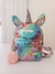 MOCHILA UNICORNIO LENTEJUELAS TRENDY - comprar online