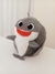 MOCHILA BABY SHARK PELUCHE TIBURON GRIS - Fresa Exclusivo