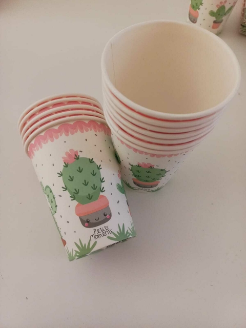 Vaso Polipapel Cactus x5 U - comprar online