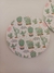 Platito Polipapel Cactus x5 U - Fresa Exclusivo