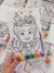 Bastidor Para Pintar Frida 30x20cm Con 6 Temperas en internet