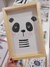 Cuadro PANDA con Marco de Madera y vidrio en internet