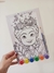 Bastidor Para Pintar Frida 30x20cm Con 6 Temperas - comprar online