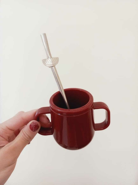 Mate Bordo Plástico Doble Asa - comprar online