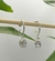 Brinco Argola Pedra Oval Cristal | Prata 925 - comprar online