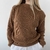 Tricot Gola Redonda Manga Bufante - comprar online