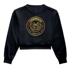 Cropped Moleton CONDEMAGNO – MAR & MONTANHA | Prainha Golden Edition - comprar online
