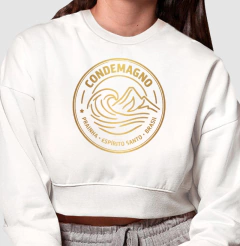 Cropped Moleton CONDEMAGNO – MAR & MONTANHA | Prainha Golden Edition