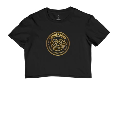 Imagem do Camiseta Cropped CONDEMAGNO – MAR & MONTANHA | Prainha Golden Edition