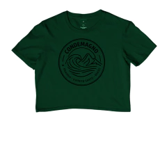 Camiseta Cropped CONDEMAGNO – MAR & MONTANHA | Prainha Basic Edition (BCRAV) - loja online