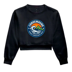 Cropped Moleton CONDEMAGNO – Mar & Montanha | Prainha Classic Edition - comprar online