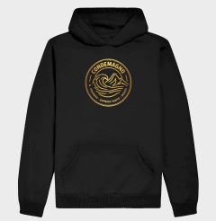 Hoodie Moleton CONDEMAGNO – MAR & MONTANHA | Prainha Golden Edition - comprar online