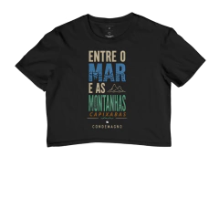 Camiseta Cropped CONDEMAGNO – Entre o Mar & as Montanhas | Capixaba Statement - comprar online