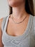 Choker Corrente Malha Snake - Folheado na internet