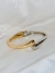 Bracelete Gota Bicolor - Folheado - loja online