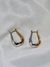 Brinco Click Gota Bicolor - Folheado - comprar online