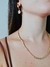 Choker Corrente Malha Snake - Folheado - Tezza