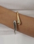 Bracelete Gota Bicolor - Folheado na internet