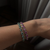 Pulseira Riviera Oval com Zircônias Verde e Rosa — Brilho Atemporal e Cores de Impacto - comprar online