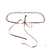 Cinto em couro com pedras - comprar online