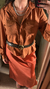 Saia Cetim e camisa linho - comprar online
