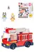 Bluey Firetruck Set Camion De Bomberos Con Figuras Color Roj - Distryzumi