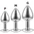 Plug Anal com Cristal Arredondado em Aço TAM P | Miss Collection - comprar online