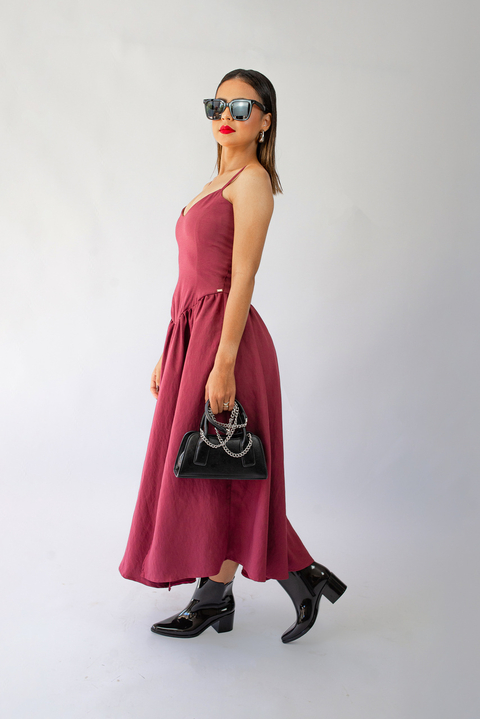 VESTIDO MIDI CHLOE - comprar online