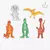 Dino set (foam) - comprar online