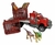 camion con trailer y dinosaurios x4 - comprar online