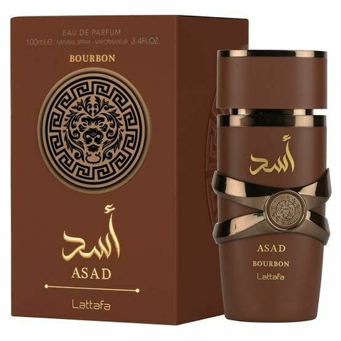 Asad Bourbon Lattafa Eau de Parfum - Perfume Árabe Masculino 100ml
