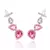 Brinco Cristal Turmalina Rosa Cristal Ametista Cristal Tanzanita Ear Cuff 4 Gotas na internet