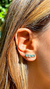 Brinco Cristal Paraíba Ear Cuff 3 Redondos