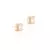 CONJUNTO ZIRCONIA BRANCA QUADRADO - Macla- Semijoias/Bijuterias
