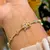 Pulseira Riviera Inteira Com Cristais na internet