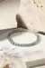 Pulseira Riviera Inteira Cristal Paraíba Redondos - Banho de Ródio Branco na internet
