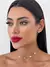 Choker Folheado a Ouro 18k Com Cristais - comprar online