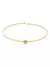 Colar Folheado a Ouro 18k e Prata Aro Com Coração Cristal - comprar online