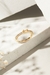 ANEL CRISTAL RODOLITA ZIRCONIA BRANCA MEIA ALIANCA - comprar online
