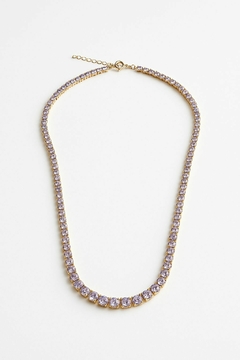 Colar Luxo Lavanda com Zircônias - comprar online