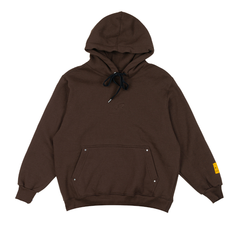 MOLETOM BARRA B GARÇA ALTO RELEVO MARROM - comprar online