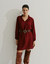 VESTIDO CURTO COM DECOTE FRANZIDO CHERRY na internet