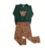 Kit 2 Conjuntos Infantil de Suede Peluciado com Aplique Frontal e Calça de Suede Estampada 01 ao 03 Sortido ( 2 Blusas + 2 Calças ) na internet