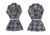 Kit 2 Conjuntos Xadrez Infantil com Short Saia 01 ao 03 Sortido (2 Casacos + 2 Short Saia ) - comprar online