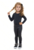 Kit 2 Calças Infantil de Cirrê Pelucido com cós rebatido 01 ao 03