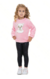 Kit 3 Casacos Infantil de Malha Ted para Meninas do 01 ao 03 Sortidos