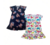 Kit 2 Vestidos Infantil de Crepe Estampado Manga Curta Estampado 04 ao 12 Sortido